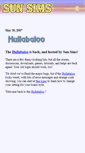 Mobile Screenshot of hullabaloo.sunsims.com